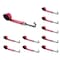 Tie 4 Safe 2" x 10' Lasso Strap w/ Mini J Hook for Towing Wrecker Trailer Tie Down Red, 10PK TWS65-5210-J-R-10 - alternate 1